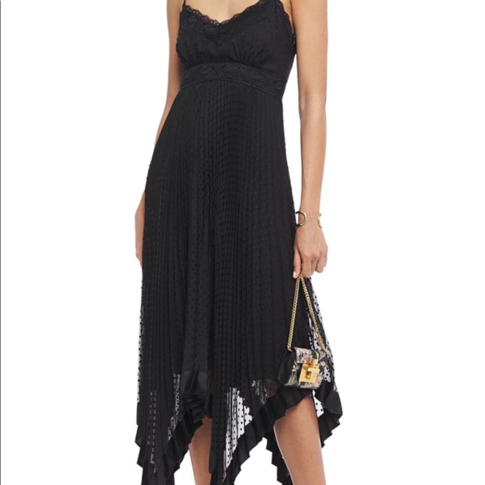 Zimmermann Espionage Pleated Midi Slip Dress